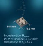 Vishay发布业内导通电阻最低的超小尺寸20V芯片级MOSFET