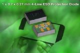 Vishay超小尺寸4路ESD保护二极管实现业内首次对手机中USB3.0接口的保护